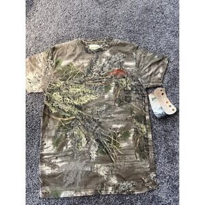 Rustic Ridge Realtree MAX-1 Camo Pocket T-Shirt Crazy Horn Outfitters Mens M NEW